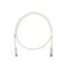 Cable de parcheo UTP Categoría 6, con plug modular en cada extremo - 1.5 m. - Blanco Mate 7 Globaltecnoly NK6PC3Y 1