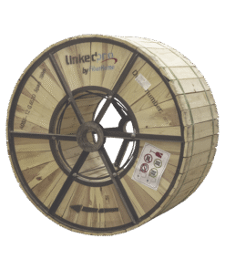 Carrete de 4 km de Fibra Óptica Aérea (ADSS) G.652D, Monomodo de 12 Hilos, Exterior, Span 200, Loose Tube