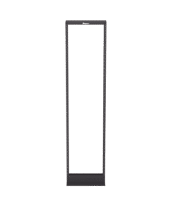 Alternative view of Rack de Dos Postes Estándar de 19 in, Rieles Numerados y Roscados #12-24, Fabricado en Aluminio, 45 Unidades de Rack, Color Negro