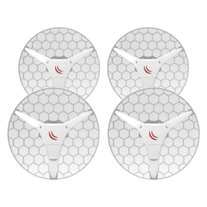 Cliente y PtP de Alta Potencia, Antena de Rejilla Mejorada de 27 dBi en 5GHz 802.11 a/n 4pack (LHG XL HP5)