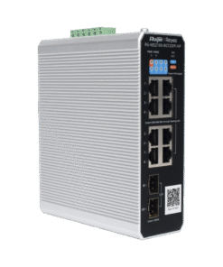 Alternative view of Switch Industrial PoE con gestión en la nube con 1 puerto PoE++, 7 puertos PoE+ y 2 puertos uplink SFP Ideal para temperaturas Extremas y protección contra descargas