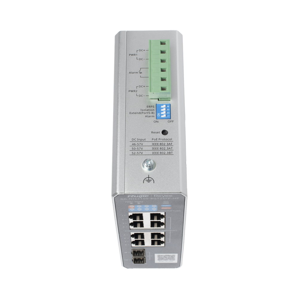 Switch Industrial PoE con gestión en la nube con 1 puerto PoE++, 7 puertos PoE+ y 2 puertos uplink SFP Ideal para temperaturas Extremas y protección contra descargas 4 Switch Industrial PoE con gestión en la nube con 1 puerto PoE++, 7 puertos PoE+ y 2 puertos uplink SFP Ideal para temperaturas Extremas y protección contra descargas - Imagen 4