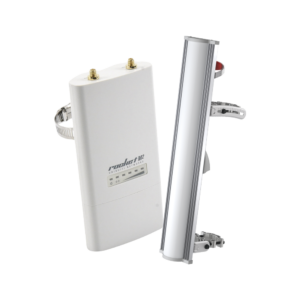 Radio Estación hasta 150 Mbps, 2 Ghz (2402-2462 mhz) y Antena sectorial de 100°, (2400 - 2484 MHz) de 14 dBi