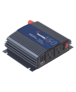 Inversor de Corriente (CD-CA). Potencia Nominal 450 W, Ent:12Vcd, Sal: 115Vca 60 Hz