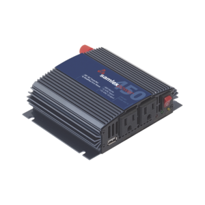 Inversor de Corriente (CD-CA). Potencia Nominal 450 W, Ent:12Vcd, Sal: 115Vca 60 Hz