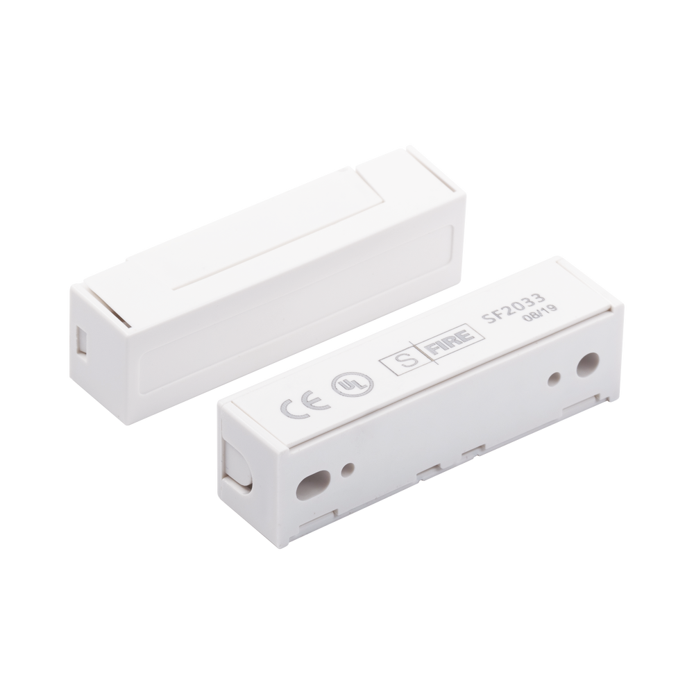 Contacto magnético para puertas y ventanas color blanco / GAP: 30mm 1 Contacto magnético para puertas y ventanas color blanco / GAP: 30mm