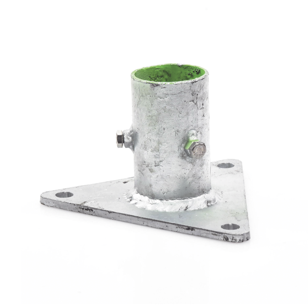 Base Triangular para Mástil de 1" a 2" con Opresores. Galvanizado por Inmersión en Caliente. 4 Base Triangular para Mástil de 1" a 2" con Opresores. Galvanizado por Inmersión en Caliente. - Imagen 4