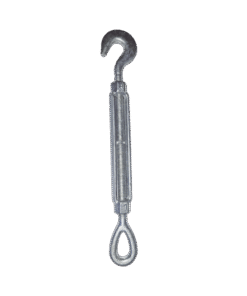 Tensor de 1/2" x 6" Acero Forjado OJO-GANCHO Galv. Inmersión en Caliente (Carga Max. 1000 Kg).