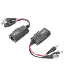 Kit de transceptores activos, envía alimentación 12V/24VCD/AC, video y audio a una distancia de hasta 150 m en 4K para aplicaciones de video por UTP Cat 5e / 6 en alta definición.