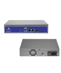 OLT de 1 puerto GPON con 3 puertos Uplink (2 puertos Gigabit Ethernet + 1 puerto SFP/SFP+), hasta 128 ONUS, con ventilador incluido