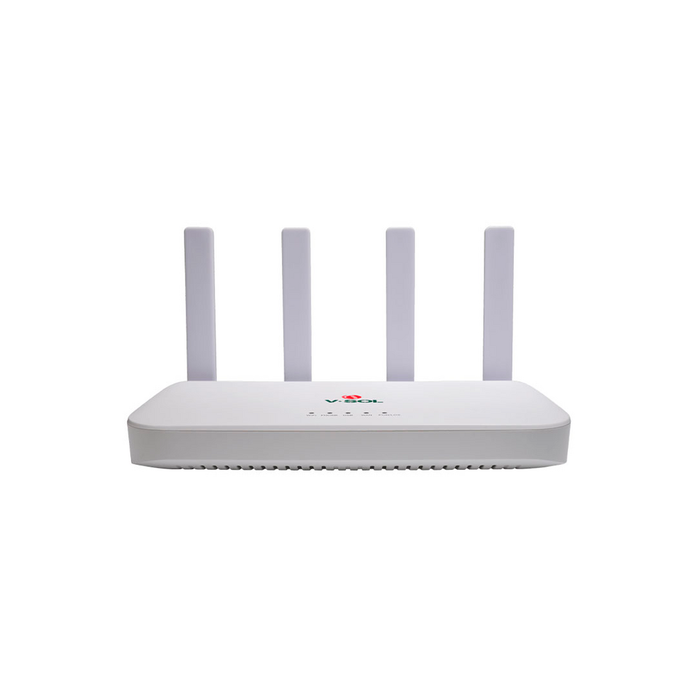 ONU GPON/EPON con Wi-Fi 6 AX1500 / Wi-Fi Doble banda 2.4 y 5 GHz / 4 Puertos Gigabit / Puerto PON SC/APC, Hasta 1500 Mbps 1 ONU GPON/EPON con Wi-Fi 6 AX1500 / Wi-Fi Doble banda 2.4 y 5 GHz / 4 Puertos Gigabit / Puerto PON SC/APC, Hasta 1500 Mbps
