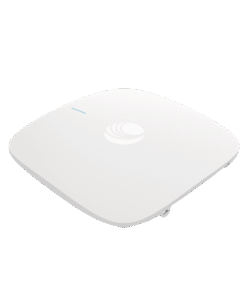 Access Point cnPilot XE3-4 WiFi 6/6E 802.11ax (2.4, 5 y 6 GHz), 3 radios definidos por software (SDR), MU-MIMO 4x4, Políticas de control de aplicaciones, hasta 1,500 clientes, gestión desde la nube, hasta 6.6 Gbps.