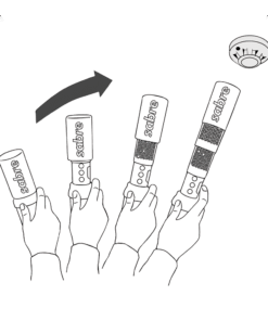 Humo Sintético en Aerosol para Probar Detectores de Humo / en uso manual 7 Globaltecnoly 01SABRE LAT DER l