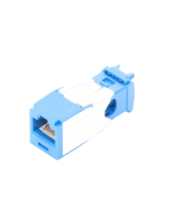 Conector Jack RJ45 Estilo TG, Mini-Com, Categoría 6A, de 8 posiciones y 8 cables, Color Azul 12 Globaltecnoly CJ6X88TGBU AD 4 l