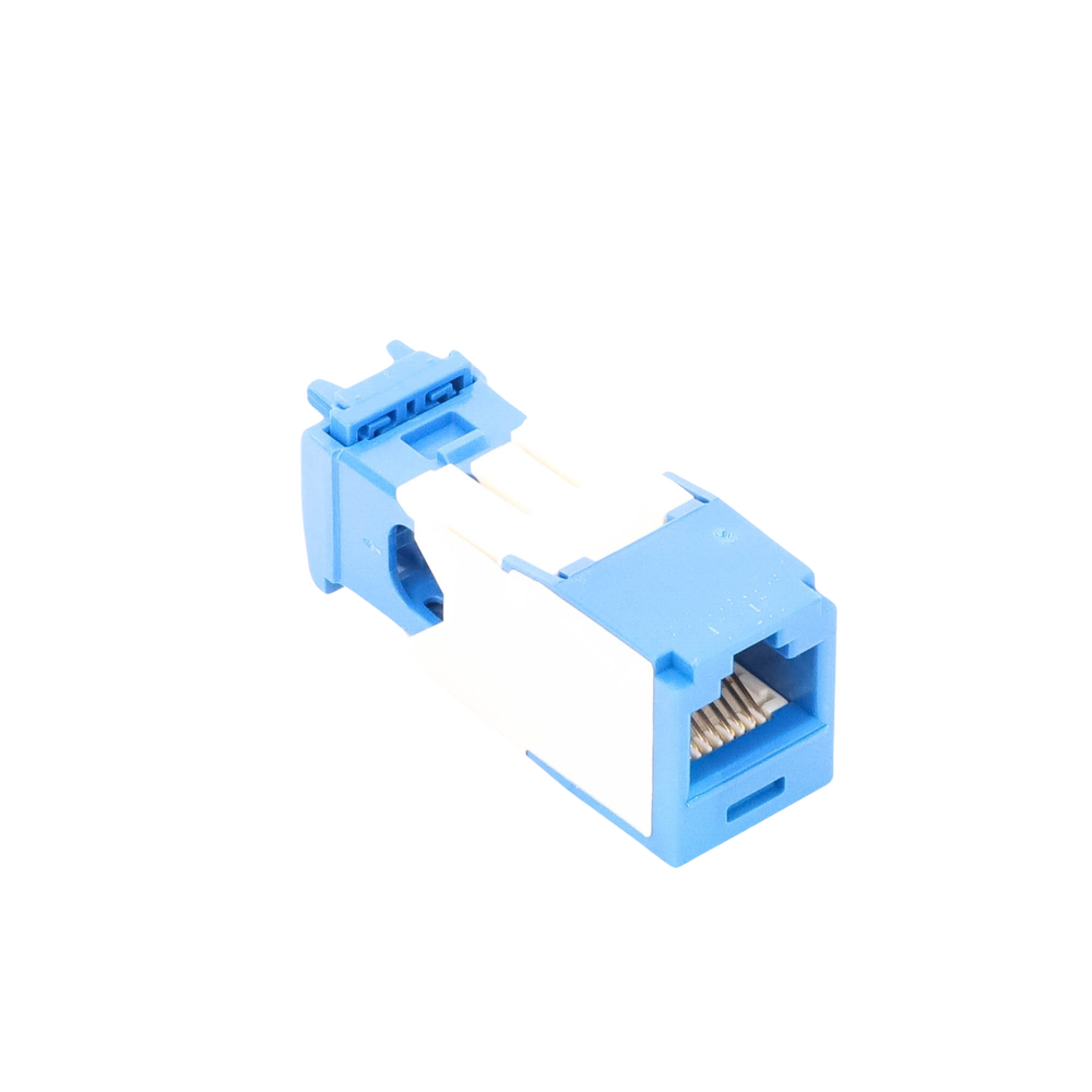Conector Jack RJ45 Estilo TG, Mini-Com, Categoría 6A, de 8 posiciones y 8 cables, Color Azul 8 Conector Jack RJ45 Estilo TG, Mini-Com, Categoría 6A, de 8 posiciones y 8 cables, Color Azul - Imagen 8