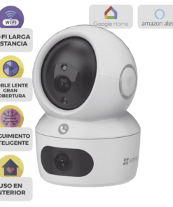 Cámra PT WiFi 2K Dual / Audio de Dos Vías / Detección Humana / Visión a Color / Interior 10 Globaltecnoly CSH7C LIST l
