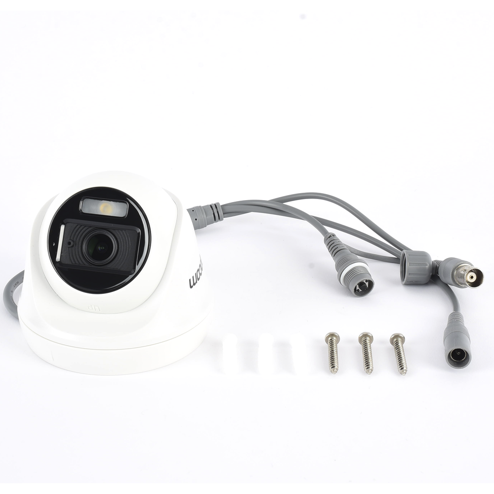 Turret TURBOHD 2 Megapíxel (1080p) / Imagen a color 24/7 / Lente 2.8 mm / Policarbonato / Luz Blanca 20 mts / Interior / TVI-AHD-CVI-CVBS / dWDR 4 Turret TURBOHD 2 Megapíxel (1080p) / Imagen a color 24/7 / Lente 2.8 mm / Policarbonato / Luz Blanca 20 mts / Interior / TVI-AHD-CVI-CVBS / dWDR - Imagen 4