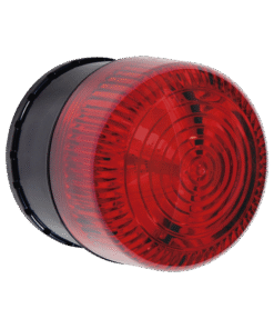 Alarma de Una Zona para Uso en Exterior, Notificación Audible y Visible, Color Rojo