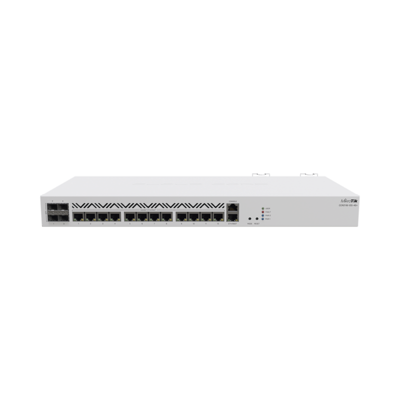Cloud Core Router 16 Nucleos ARM, 12 puertos Gigabit, 4 SFP+ 10G ...