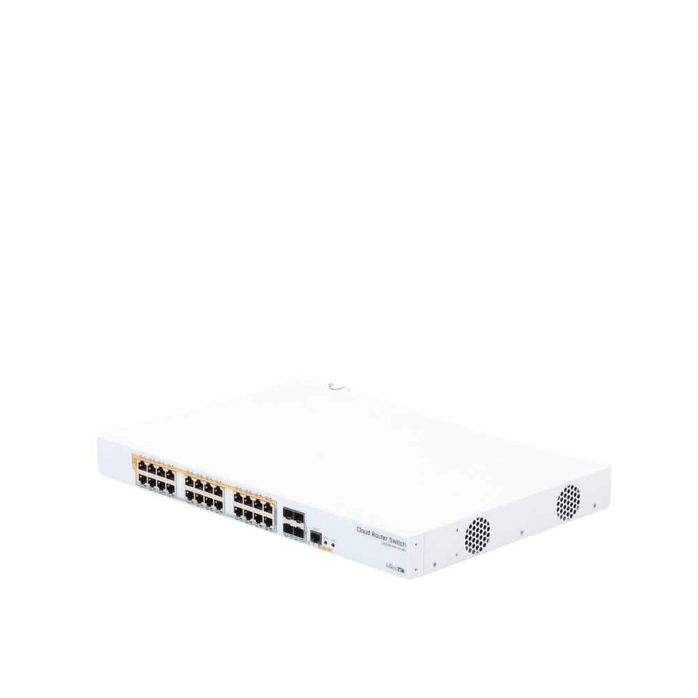 CRS328-24P-4S+RM - 24 port Gigabit Ethernet router/switch with four 10Gbps SFP+ 3 CRS328-24P-4S+RM - 24 port Gigabit Ethernet router/switch with four 10Gbps SFP+ - Imagen 3