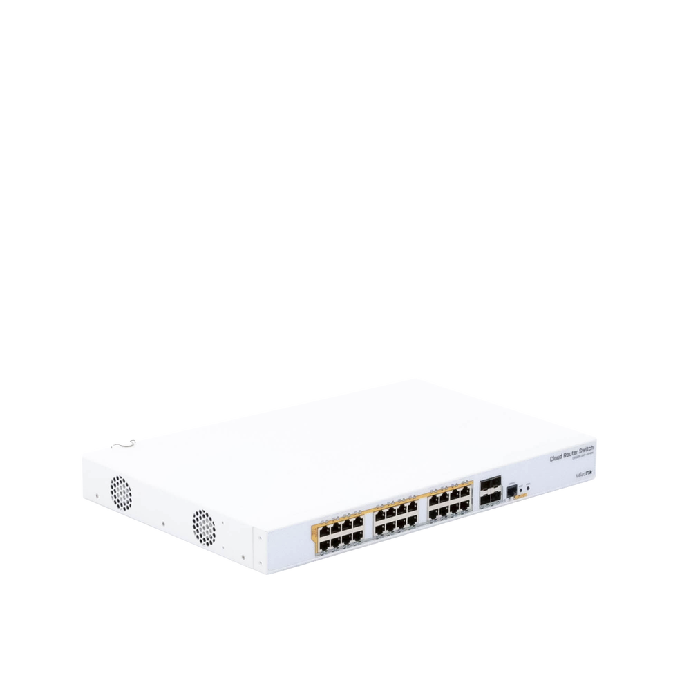 CRS328-24P-4S+RM - 24 port Gigabit Ethernet router/switch with four 10Gbps SFP+ 6 CRS328-24P-4S+RM - 24 port Gigabit Ethernet router/switch with four 10Gbps SFP+ - Imagen 6