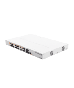 CRS328-24P-4S+RM - 24 port Gigabit Ethernet router/switch with four 10Gbps SFP+