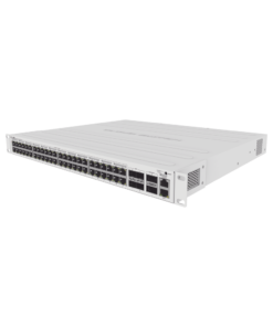 Cloud Router Switch 48 puertos PoE 802.3af/at Gigabit, 4 puertos SFP+ 10G, 2 puertos QSFP+ 40G, Montaje en Rack