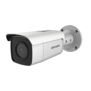 Bala IP 8 Megapixel / Filtro de Falsas Alarmas / Lente 4 mm / 60 mts IR EXIR / Exterior IP66 / Sirena y Estrobo Integrado / Entrada y Salida de Audio y Alarmas
