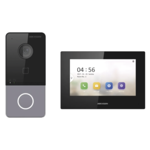 Kit de Videoportero IP LITE con llamada a App de Smartphone (HikConnect) / Frente de calle IP65 / Soporta PoE Estándar