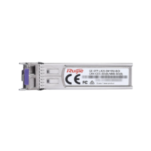 Módulo transceptor GE-SFP-LX20-SM1550-BIDI 1000BASE-LX SFP 1550nm-TX/1310nm-RX 20-km DDM Simplex LC SMF