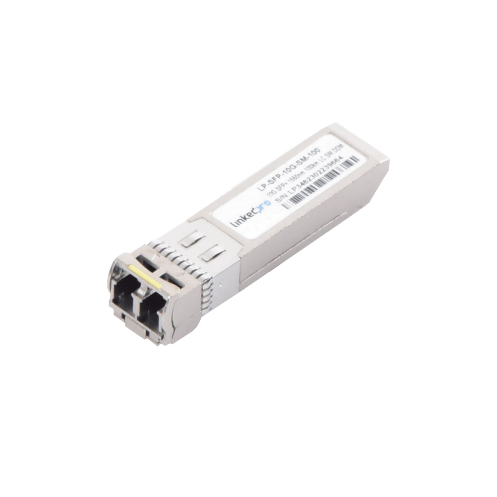 Transceptor SFP+ (Mini-Gbic) / Monomodo / 10 Gbps de velocidad / Conectores LC Dúplex / Hasta 100 km de Distancia 1 Transceptor SFP+ (Mini-Gbic) / Monomodo / 10 Gbps de velocidad / Conectores LC Dúplex / Hasta 100 km de Distancia