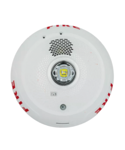 Alternative view of Sirena con Lámpara LED Estroboscópica / 2 Hilos / Montaje en Techo / 15 Hasta 117 Candelas / Temporal 3 Alto y Bajo / Tamper Integrado / Texto en Español / Color Blanco