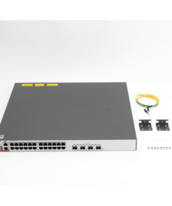 Alternative view of Switch Administrable Capa 3 de 24 puertos Gigabit 802.3af/at con 4 puertos SFP+ para Fibra Óptica de 10G, hasta 750 W, gestión gratuita desde la nube. (No incluye fuentes de alimentación)