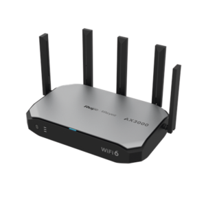 Router inalámbrico Wi-Fi 6 empresarial todo en uno, 2976 Mbps, hasta 180 usuarios, 5 puertos GE, 5 antenas externas (de 5 dBi), Incorpora Reyee Mesh