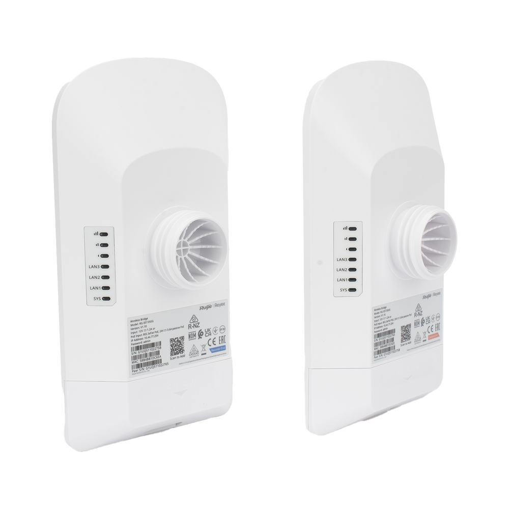 Kit completo Punto a Punto Pre-Configurado hasta 1 Km listos para enlazar, administrable en la Nube, Banda 5Ghz AC WAVE2 MU-MIMO 2X2, Puertos 10/100. 4 Kit completo Punto a Punto Pre-Configurado hasta 1 Km listos para enlazar, administrable en la Nube, Banda 5Ghz AC WAVE2 MU-MIMO 2X2, Puertos 10/100. - Imagen 4