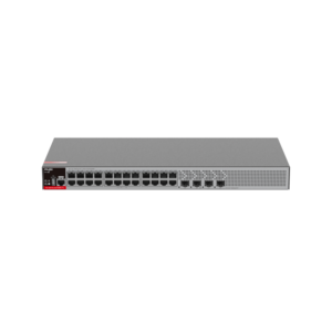 Switch Administrable L2+ con 24 puertos Gigabit PoE+, 4 SFP para fibra 1Gb / 2.5 Gb , gestión gratuita desde la nube, 370w