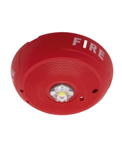 Lámpara LED Estroboscópica / 2 Hilos / Montaje en Techo / 15 Hasta 117 Candelas / Tamper Integrado / Texto en Inglés / Color Rojo