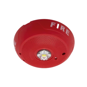 Lámpara LED Estroboscópica / 2 Hilos / Montaje en Techo / 15 Hasta 117 Candelas / Tamper Integrado / Texto en Inglés / Color Rojo
