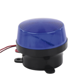 Mini estrobo color azul con montaje de pestaña. 7 Globaltecnoly SFSTRB AD 2 l