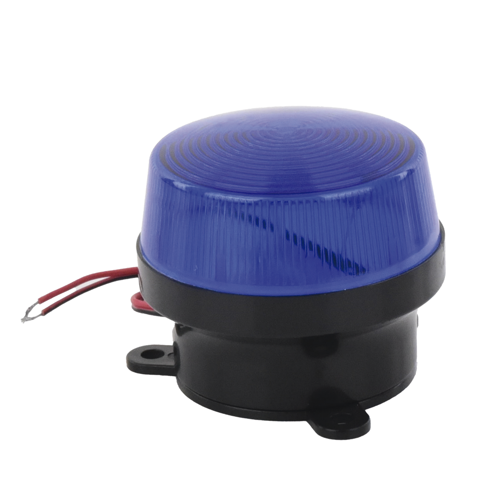 Mini estrobo color azul con montaje de pestaña. 3 Mini estrobo color azul con montaje de pestaña. - Imagen 3