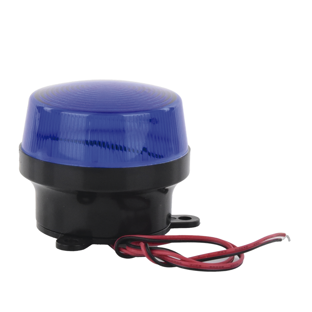 Mini estrobo color azul con montaje de pestaña. 5 Mini estrobo color azul con montaje de pestaña. - Imagen 5