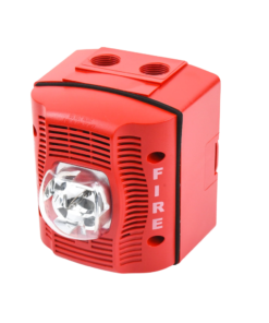 Alternative view of Bocina con Lámpara Estroboscópica para Exterior, con Configuración Estroboscópica Seleccionable, Color Rojo