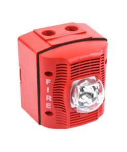 Bocina con Lámpara Estroboscópica para Exterior, con Configuración Estroboscópica Seleccionable, Color Rojo 9 Globaltecnoly SPSRK AD 4 l