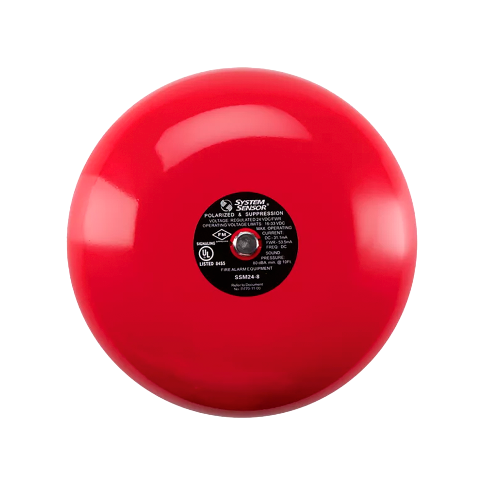 Campana de Alarma de Incendio / 6 Pulgadas / 24 VCD / 82 dB / Compatible con Paneles Direccionables Silent Knight y Fire Lite 2 Campana de Alarma de Incendio / 6 Pulgadas / 24 VCD / 82 dB / Compatible con Paneles Direccionables Silent Knight y Fire Lite - Imagen 2