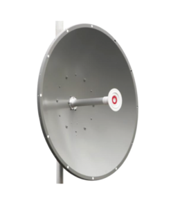 Antena direccional de 3 ft, 5.1 a 7.1 GHz, Ganancia 34 dBi, Conectores RP SMA (sma hembra inverso), Polarización doble, incluye montaje para torre o mástil