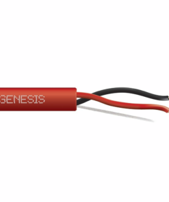 Carrete de Cable 2 x 16 AWG FPLR para Incendio / 305 mts / Resistente a la Luz Solar / Sin Blindaje / Uso Interior