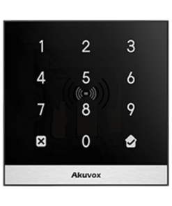 Terminal de Control de Acceso Inteligente, Compacto y Elegante para 1 Puerta / Lector Prox 125 kHz / MIFARE 13.56MHz / Teclado / 20,000 Usuarios / Gestión WEB