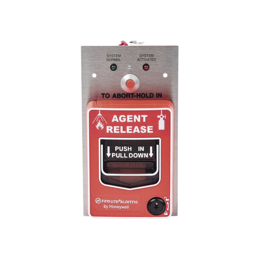 Estación Manual de Doble Acción Para Liberación De Agente / Convencional / Incluye Botón de Aborto / Leds Indicadores Rojo y Verde 2 Estación Manual de Doble Acción Para Liberación De Agente / Convencional / Incluye Botón de Aborto / Leds Indicadores Rojo y Verde - Imagen 2