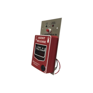 Estación Manual de Doble Acción Para Liberación De Agente / Convencional / Incluye Botón de Aborto / Leds Indicadores Rojo y Verde