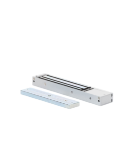 Alternative view of Chapa Magnética de 600 Lbs (272 Kg) / Montaje en Puerta Normal o de Vidrio / Certificado CE / Uso en Interior / Magnetismo Anti-residual